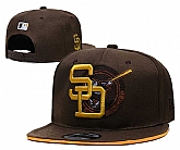 San Diego Padres Team Logo Adjustable Hat YD (2)